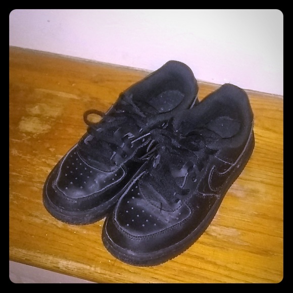 Nike Other - Kids black air forces